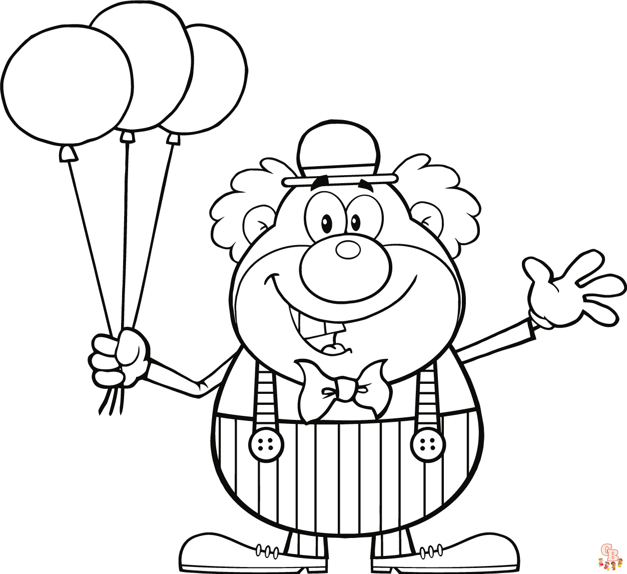 coloriage ballons