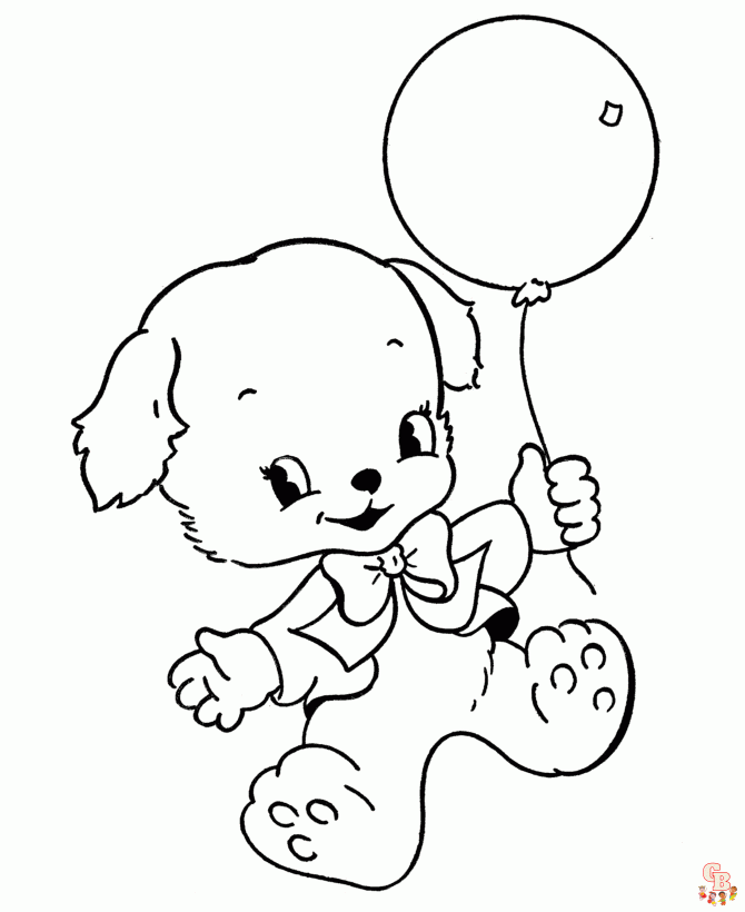 coloriage ballons