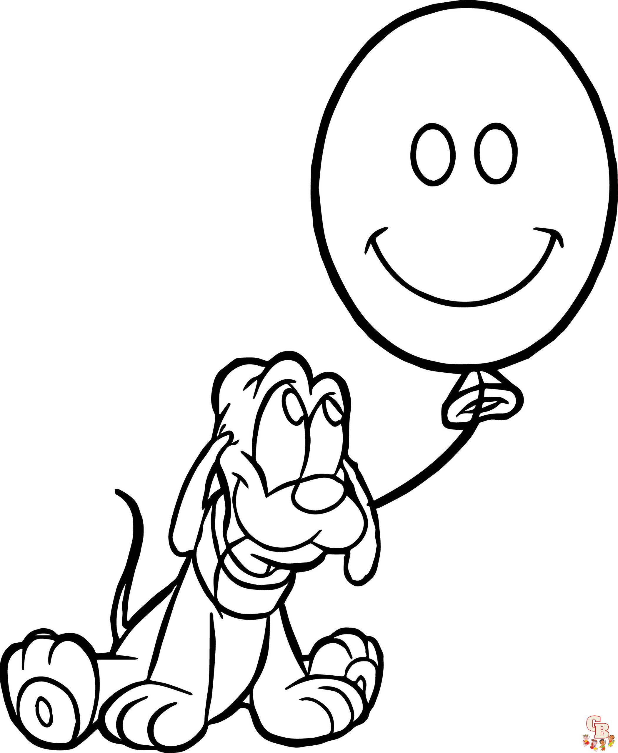 coloriage ballons