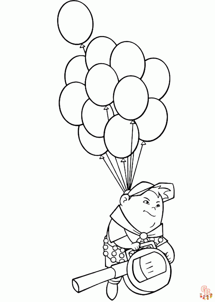 coloriage ballons