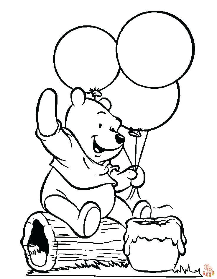 coloriage ballons