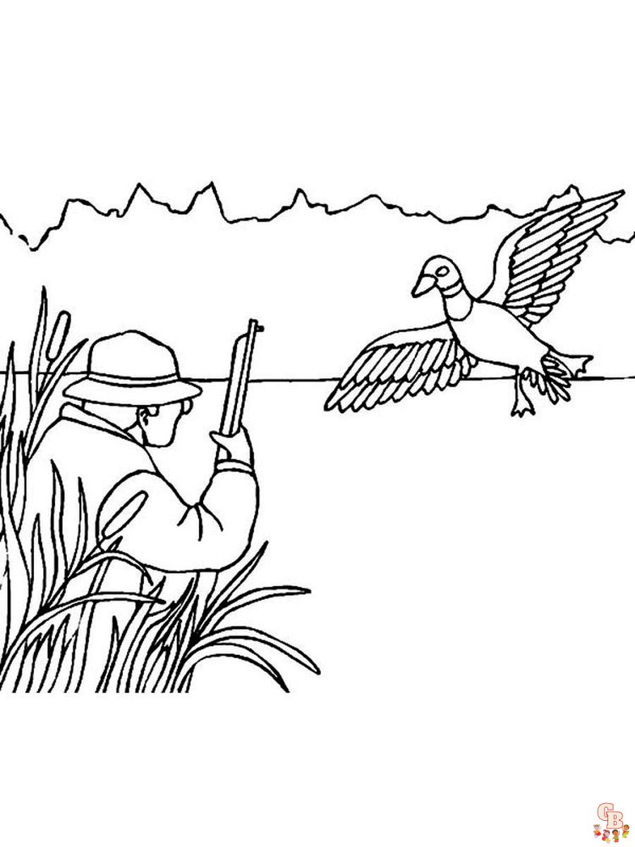 coloriage chasseurs