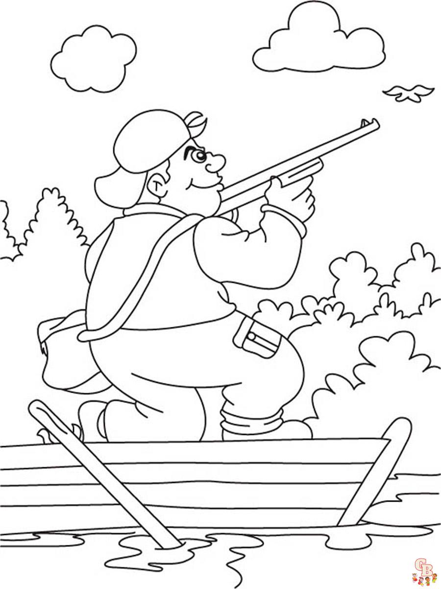 coloriage chasseurs