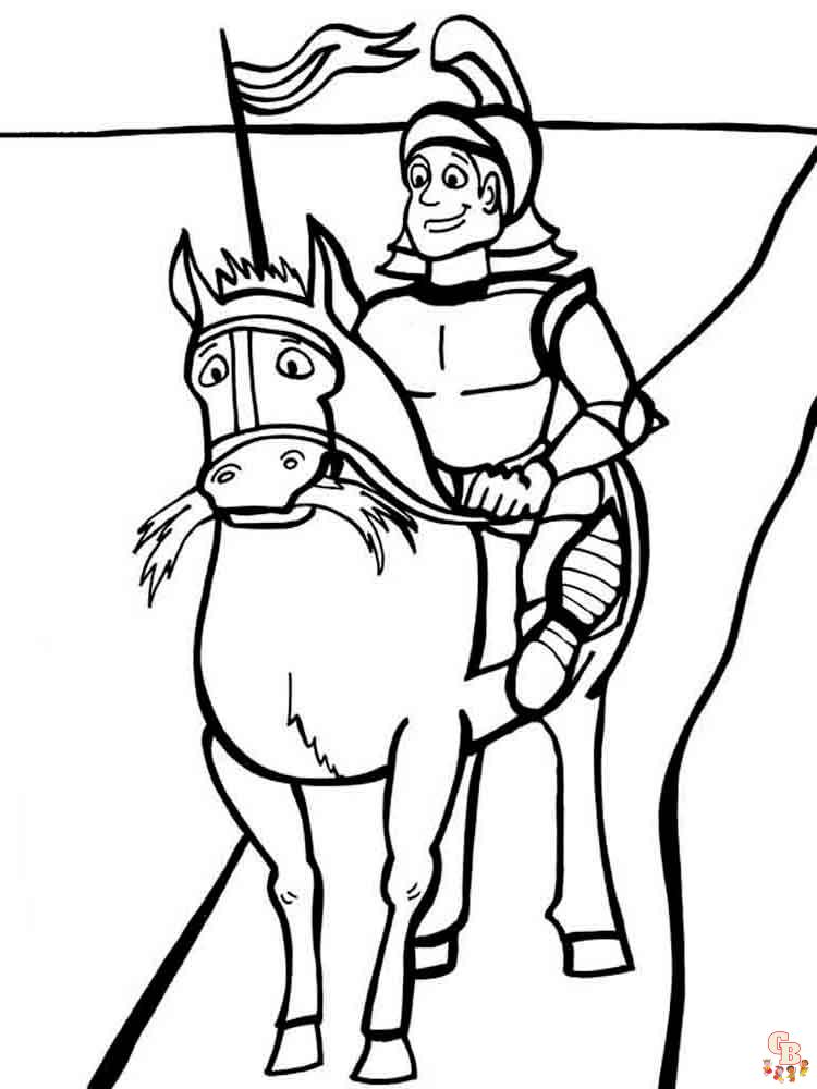 coloriage chevaliers