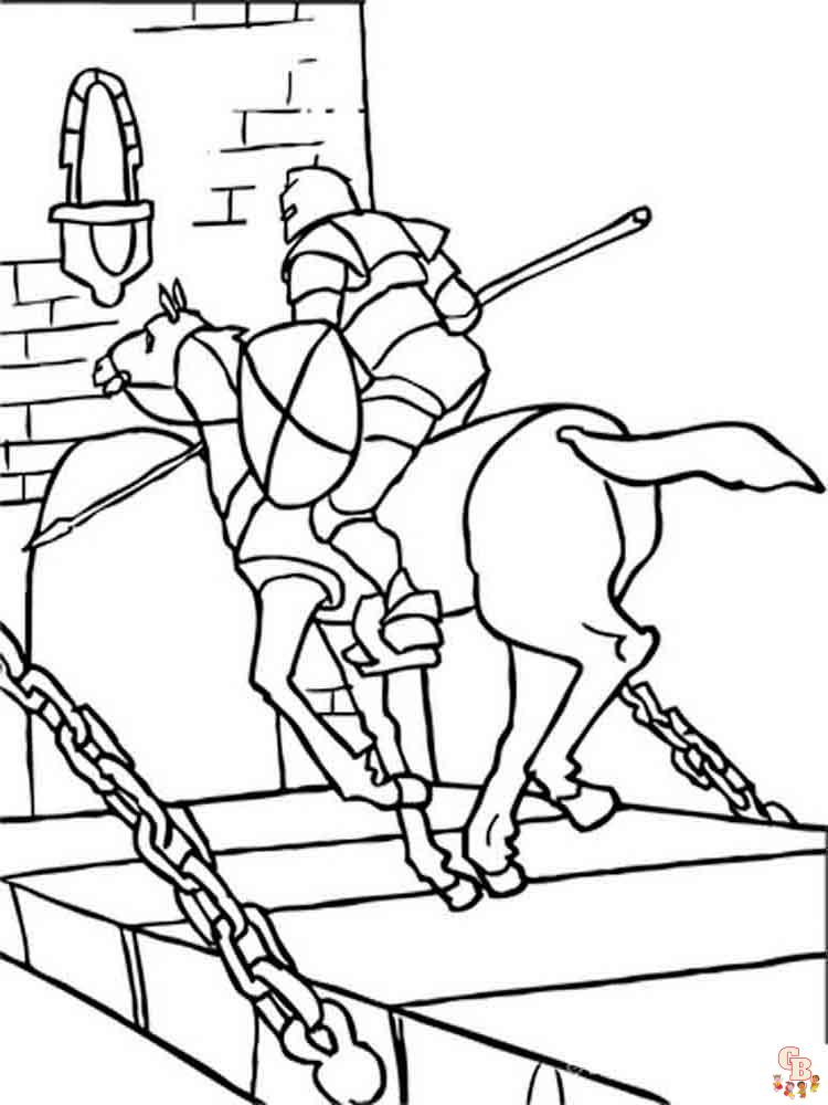 coloriage chevaliers