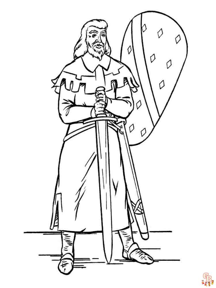 coloriage chevaliers