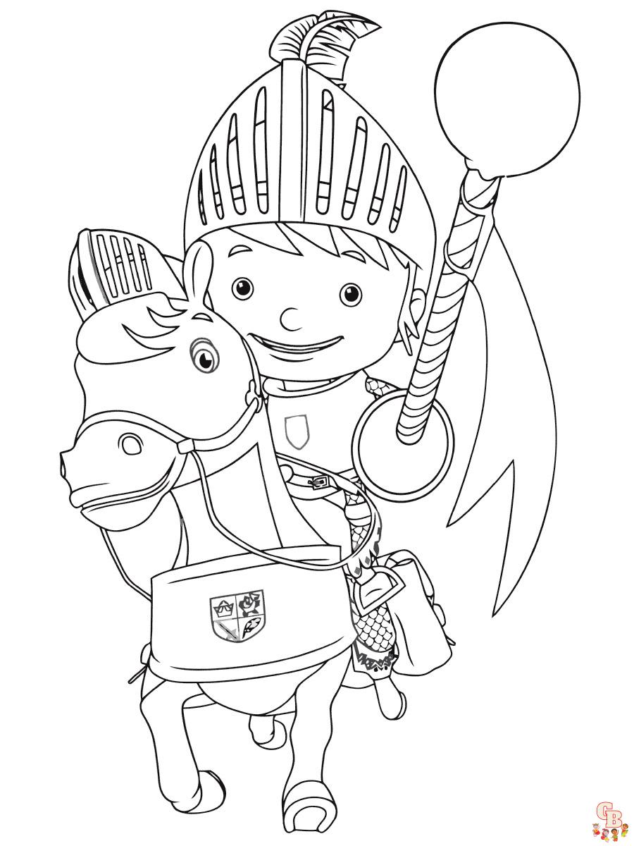 coloriage chevaliers