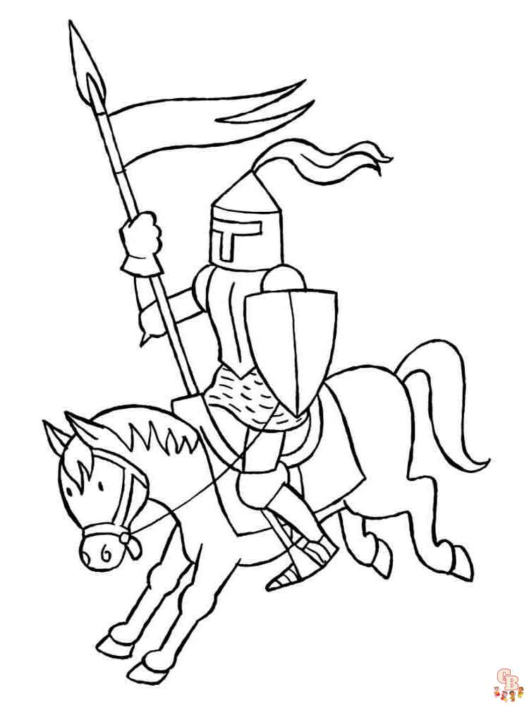 coloriage chevaliers