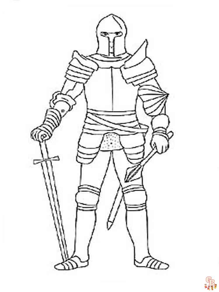 coloriage chevaliers