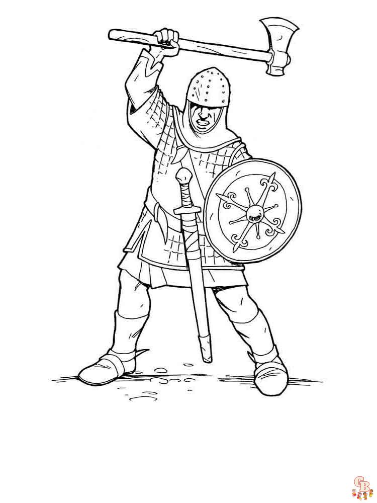 coloriage chevaliers