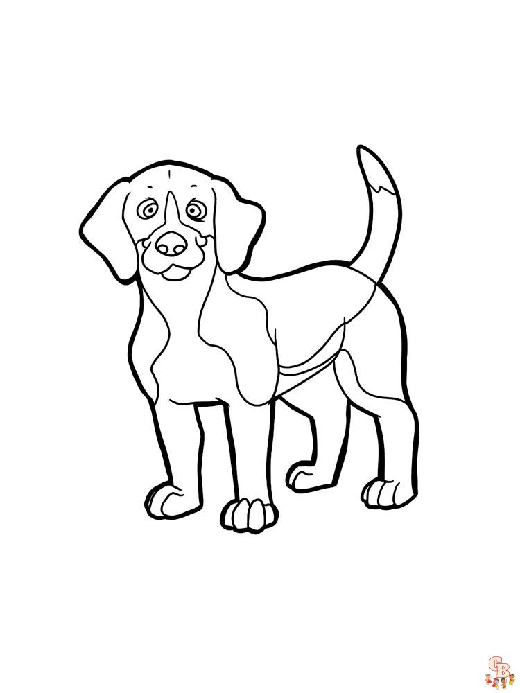 coloriage chiens