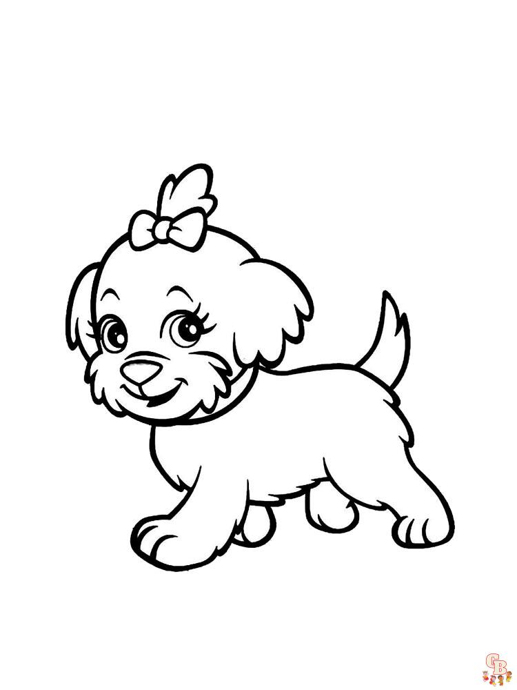 coloriage chiens