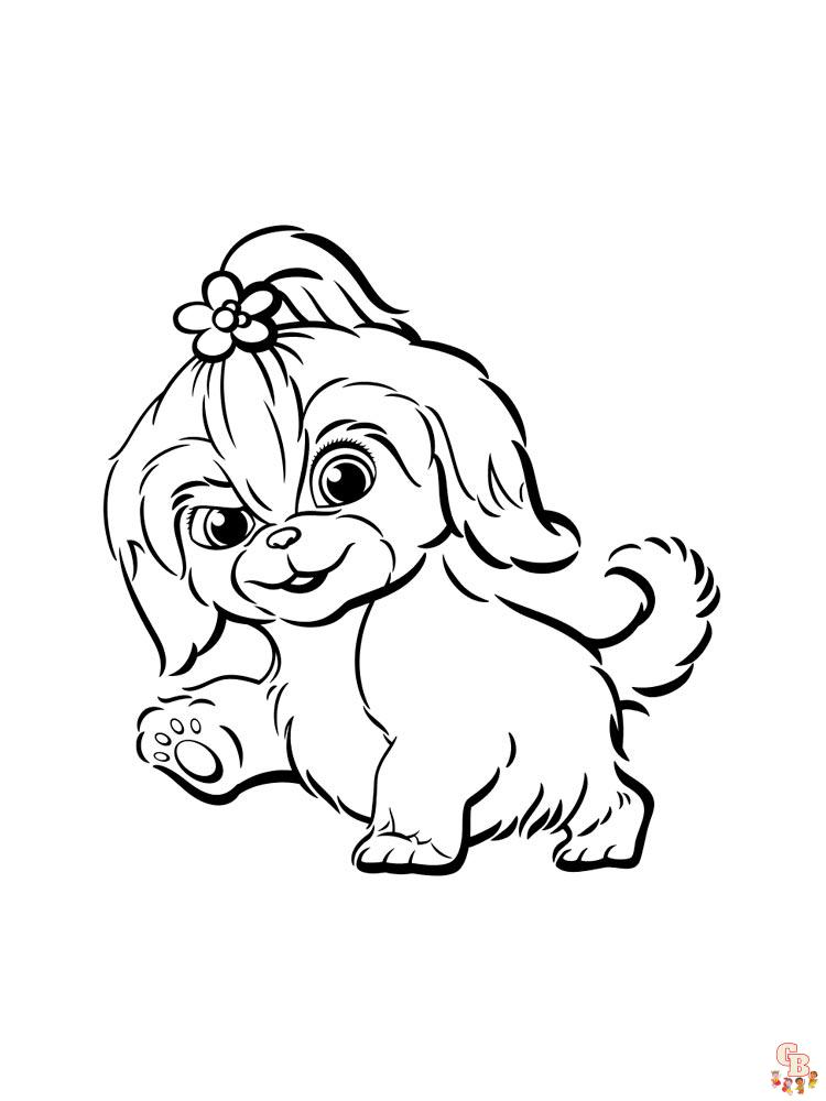 coloriage chiens