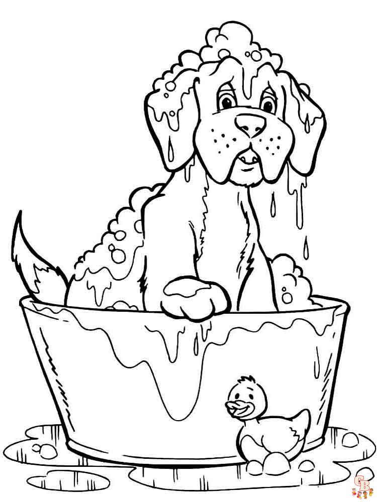 coloriage chiens