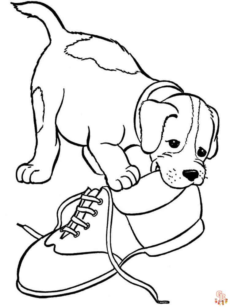 coloriage chiens