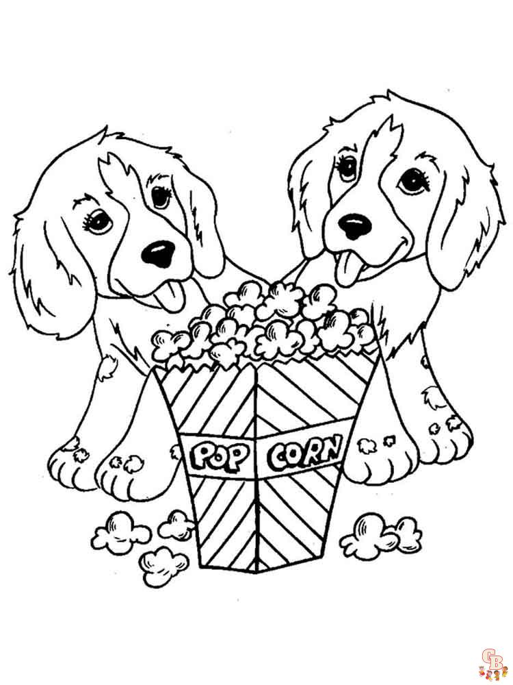 coloriage chiens