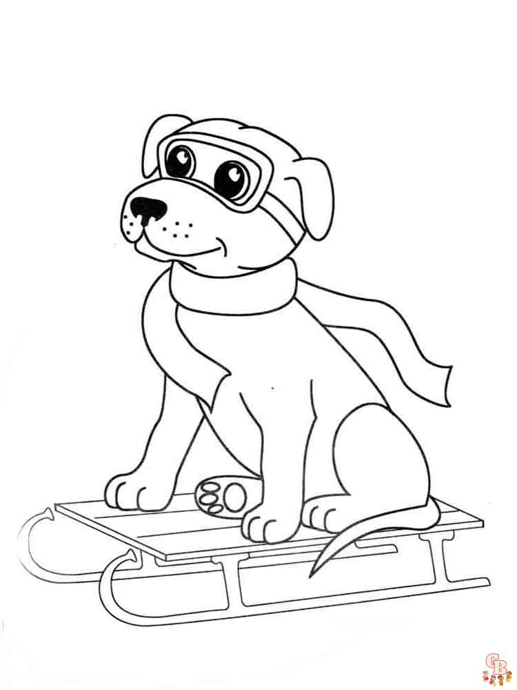 coloriage chiens