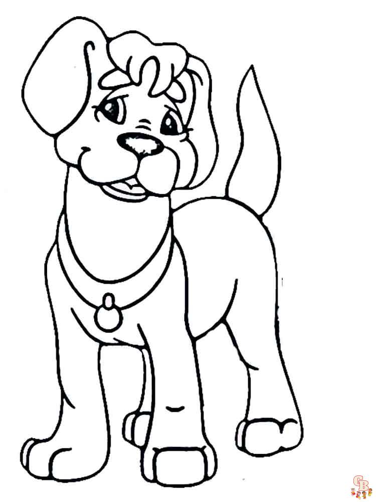 coloriage chiens