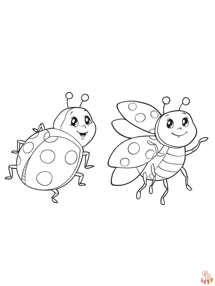 coloriage coccinelles