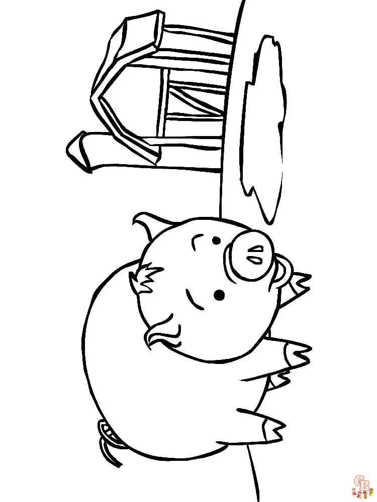 coloriage cochon