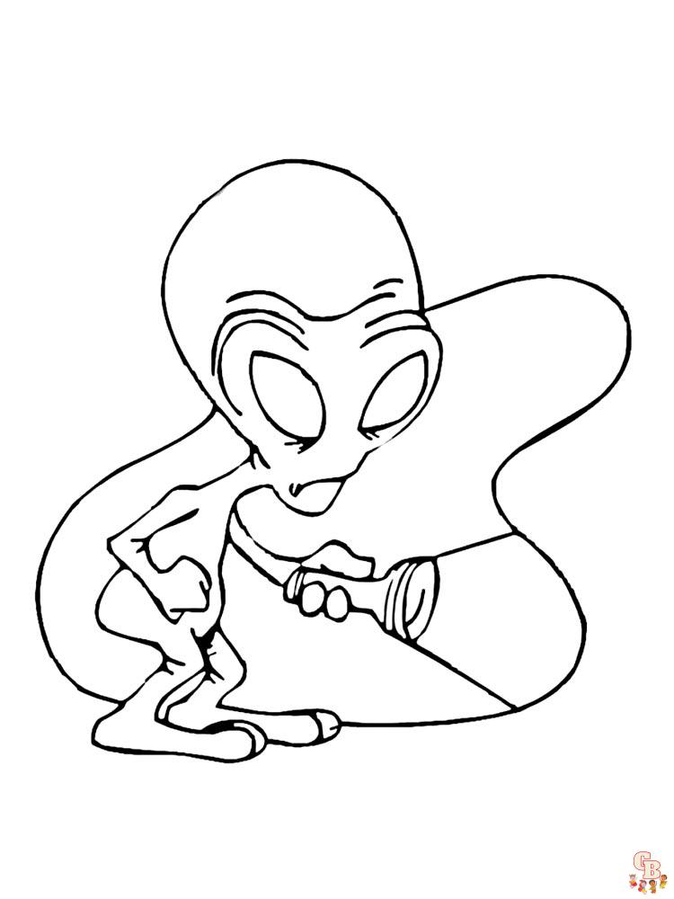 coloriage extraterrestres