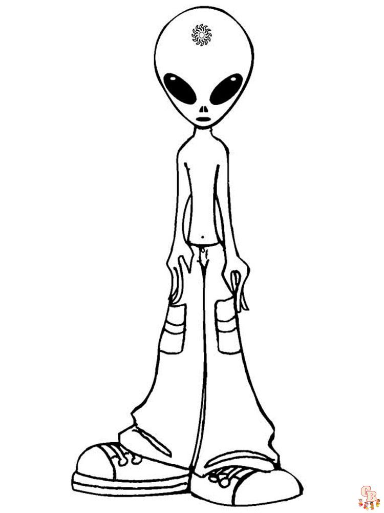 coloriage extraterrestres