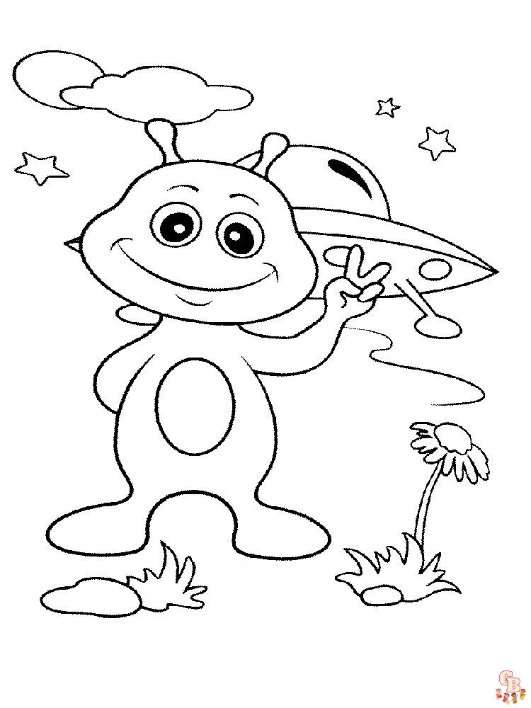 coloriage extraterrestres