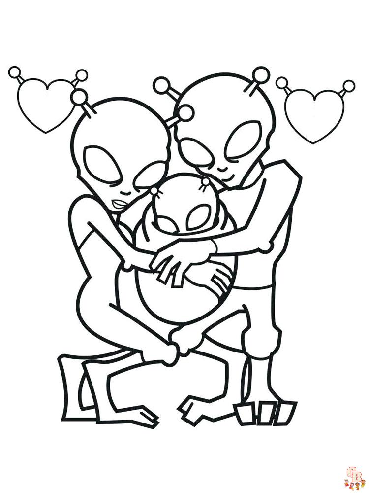 coloriage extraterrestres