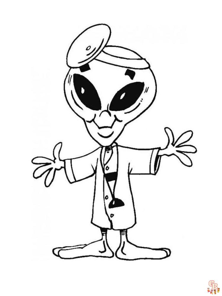 coloriage extraterrestres