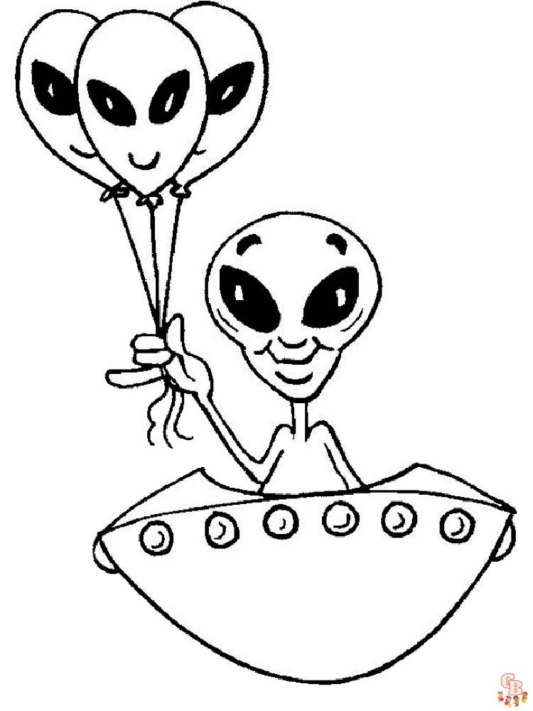 coloriage extraterrestres