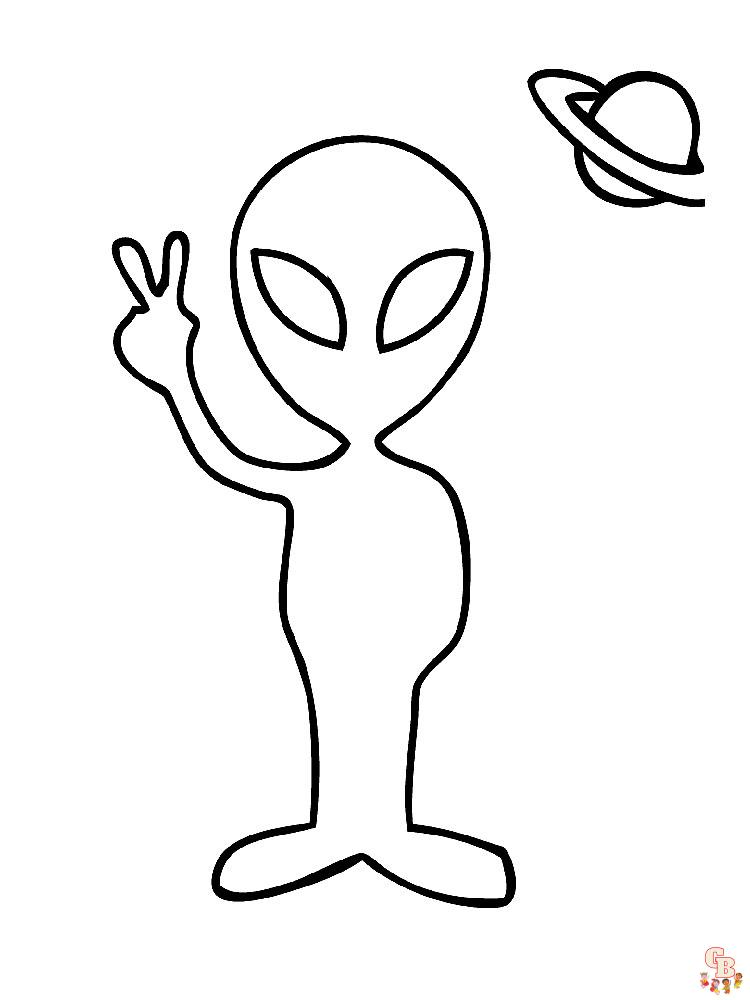 coloriage extraterrestres