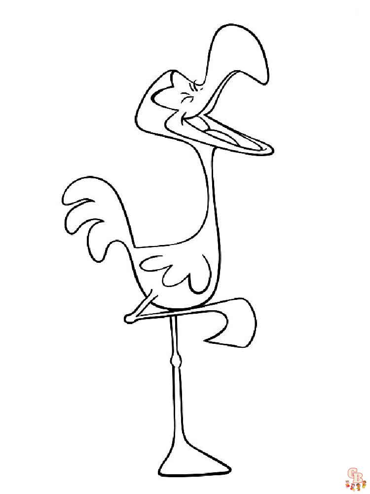 coloriage flamants