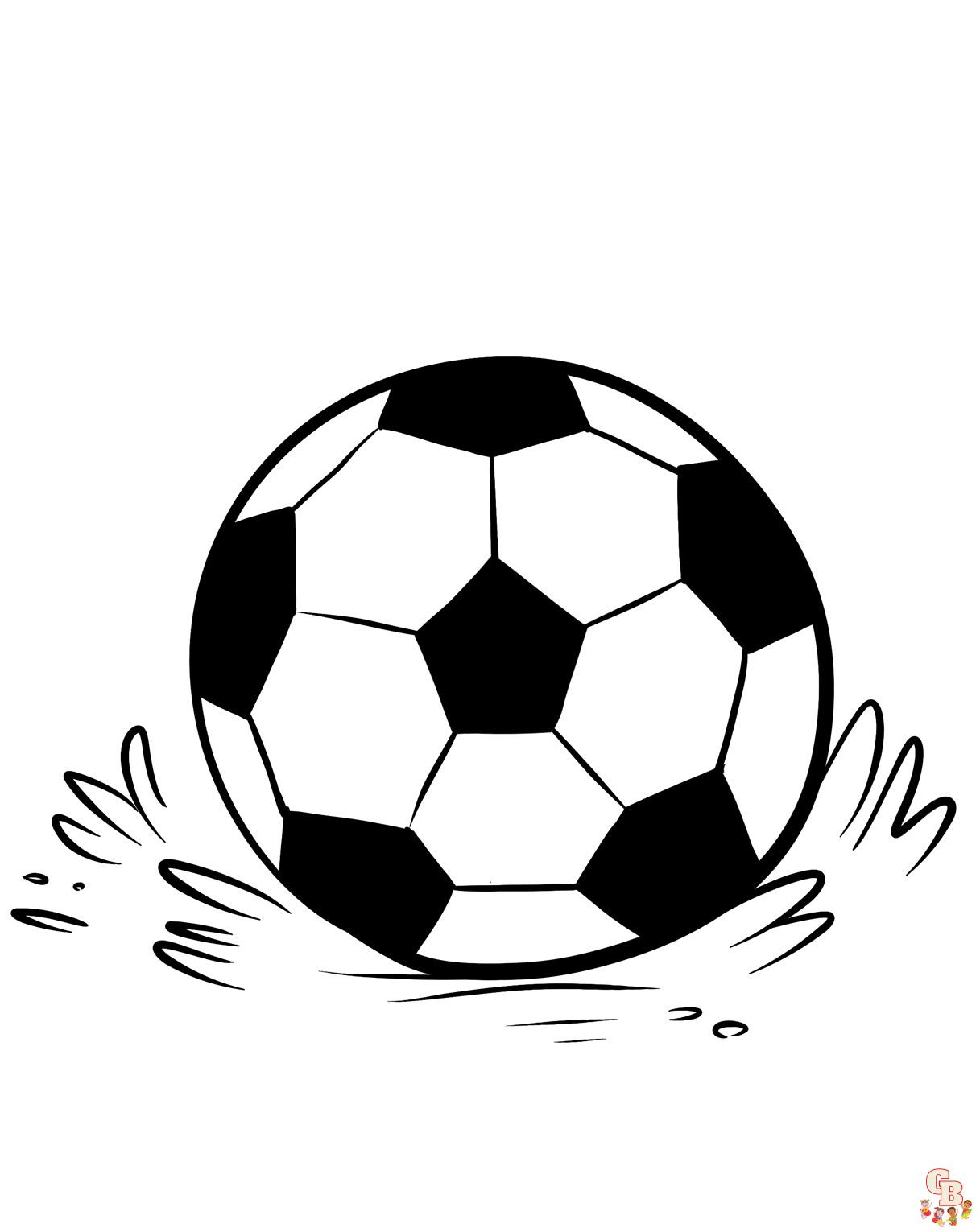 coloriage football