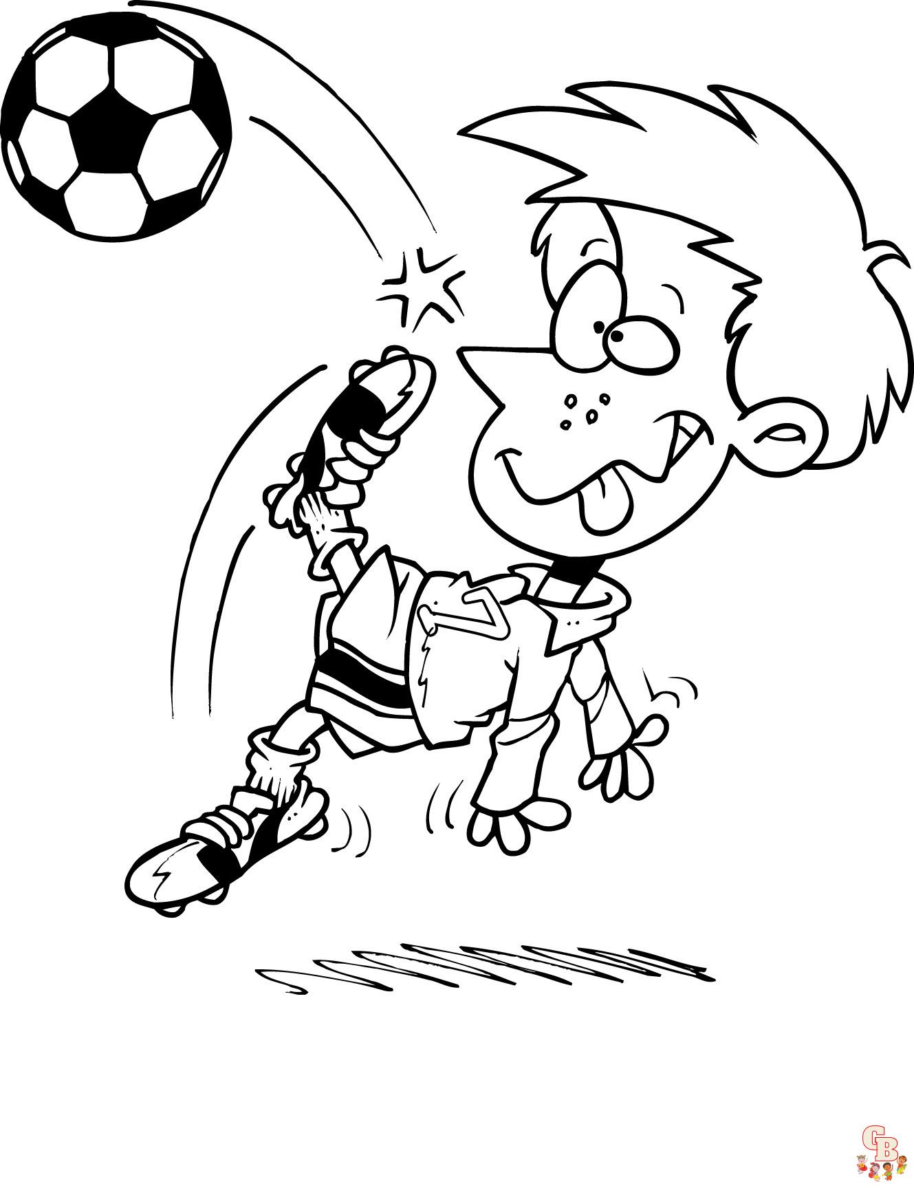 coloriage football