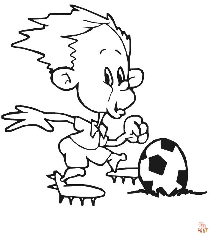 coloriage football