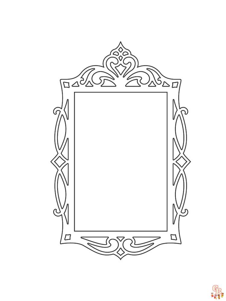 coloriage miroirs