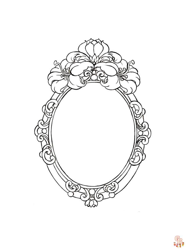 coloriage miroirs