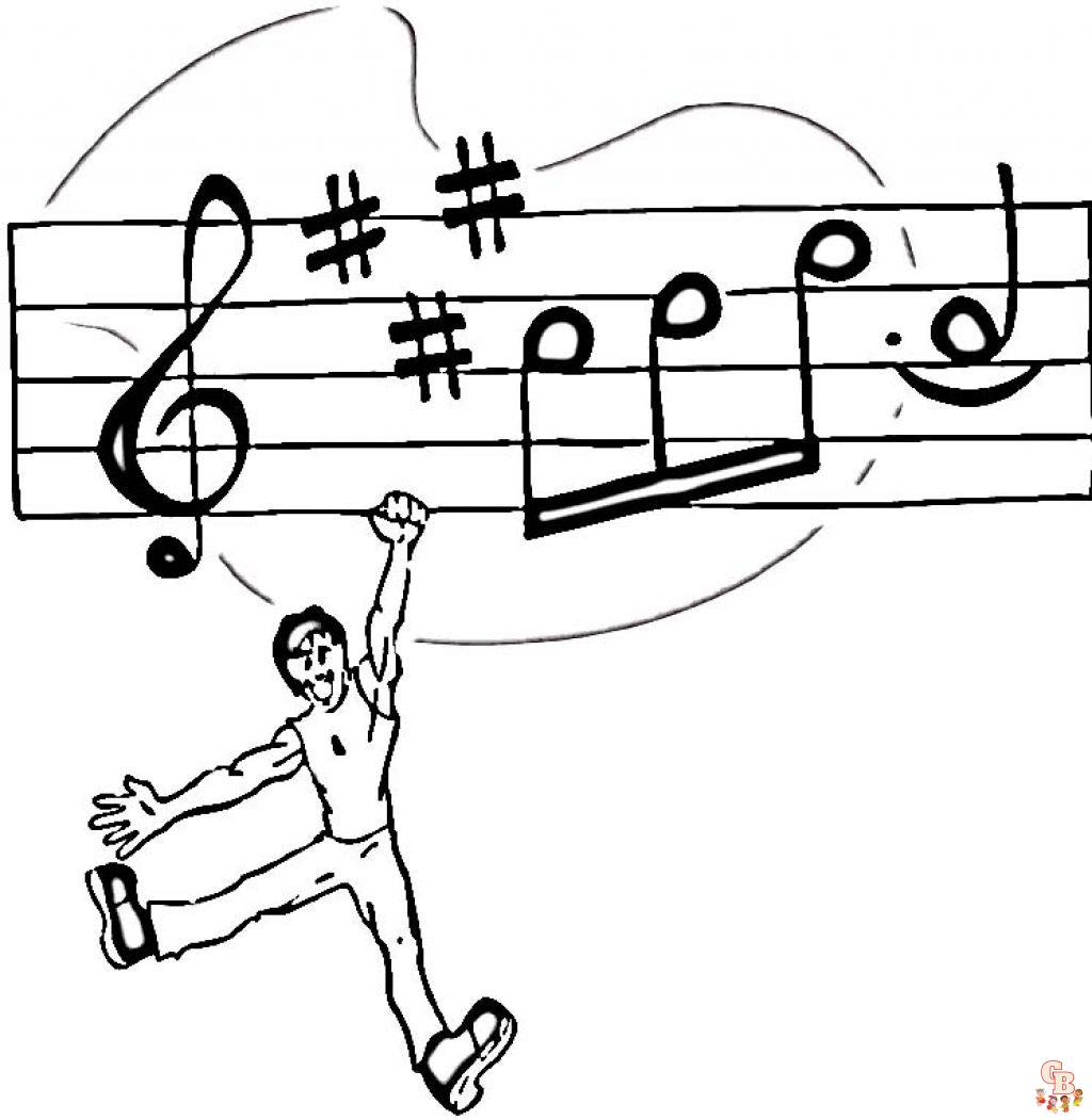 coloriage musique