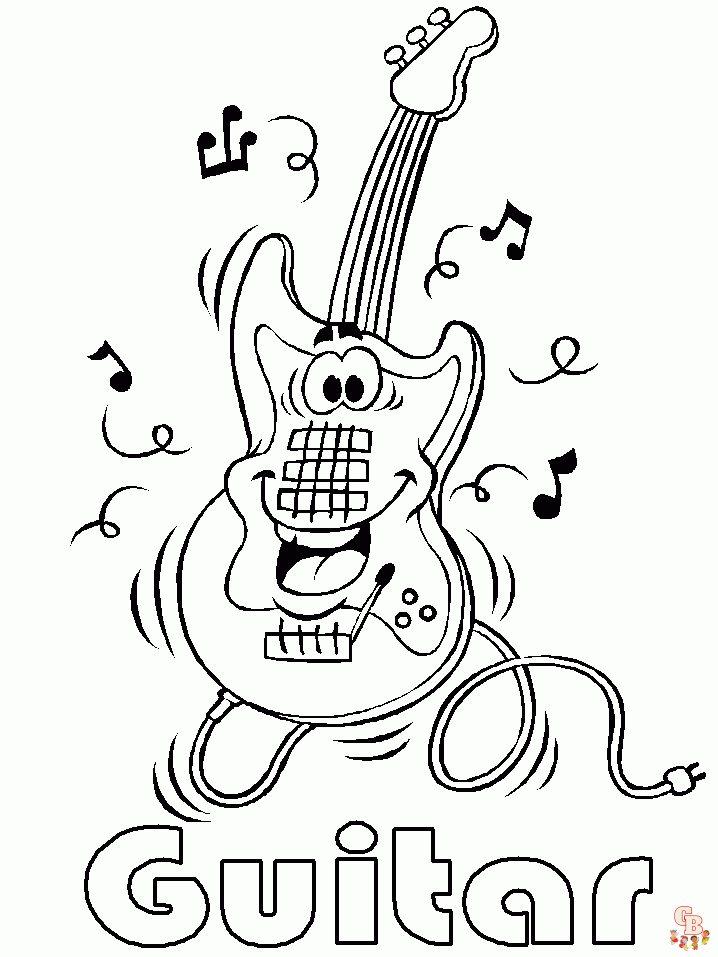 coloriage musique