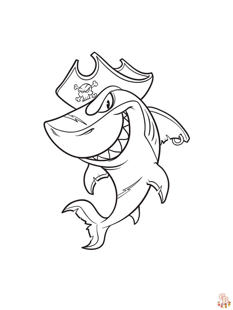 coloriage requins