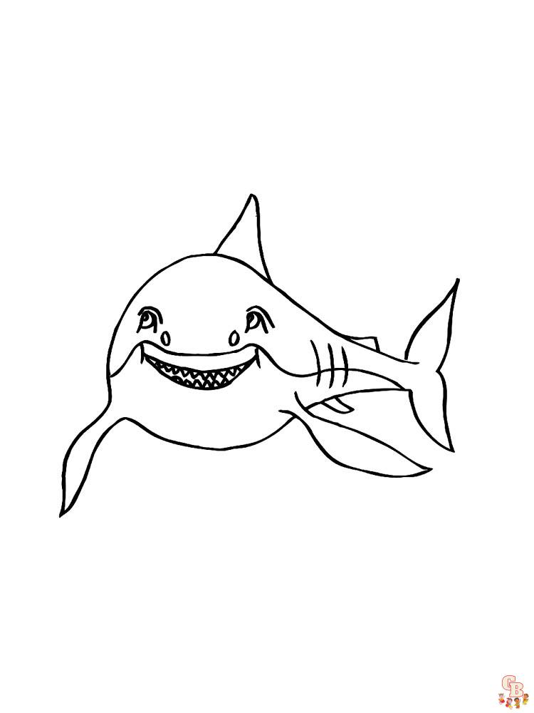 coloriage requins