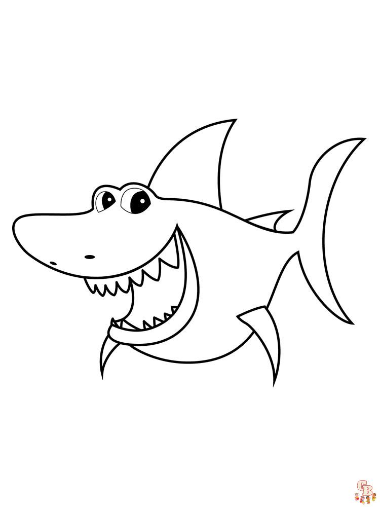 coloriage requins