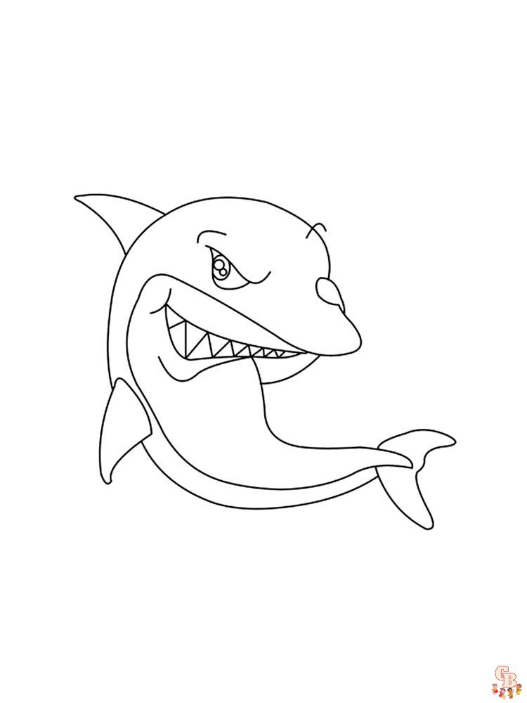 coloriage requins