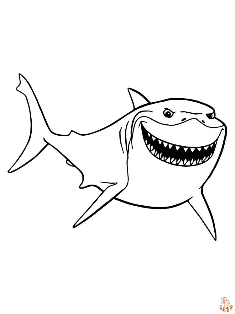 coloriage requins