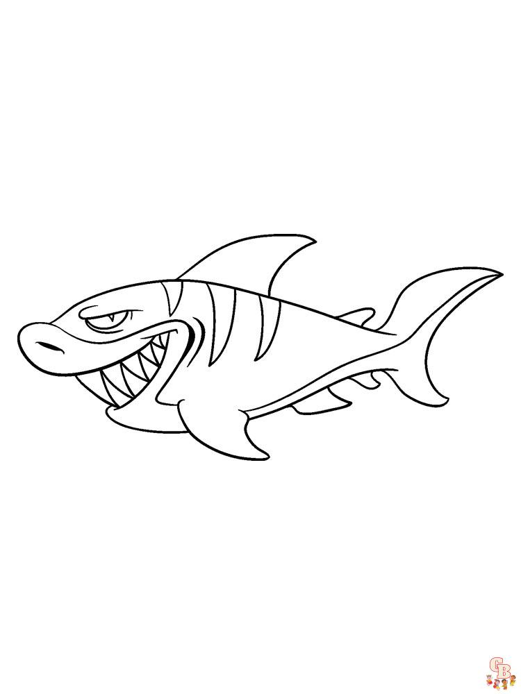 coloriage requins