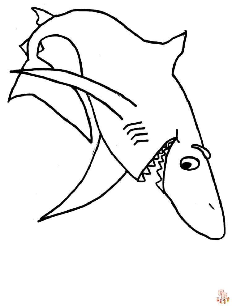 coloriage requins