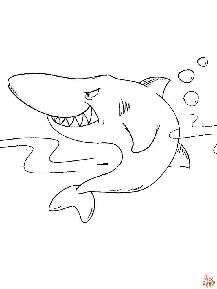 coloriage requins