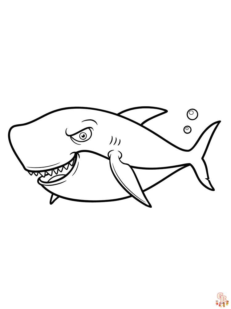 coloriage requins