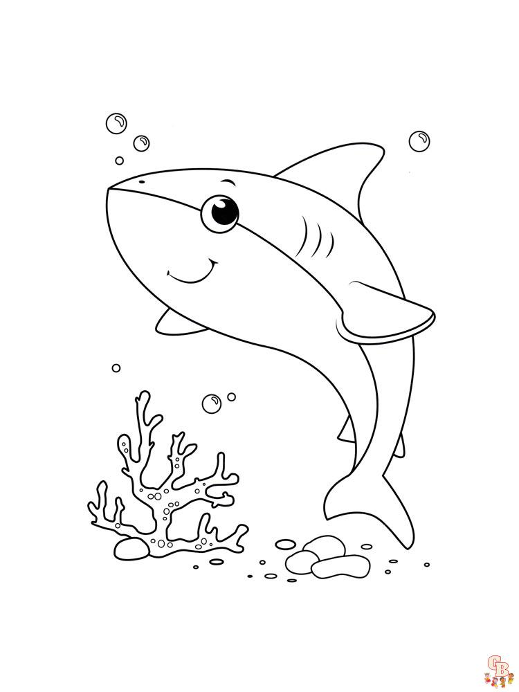 coloriage requins