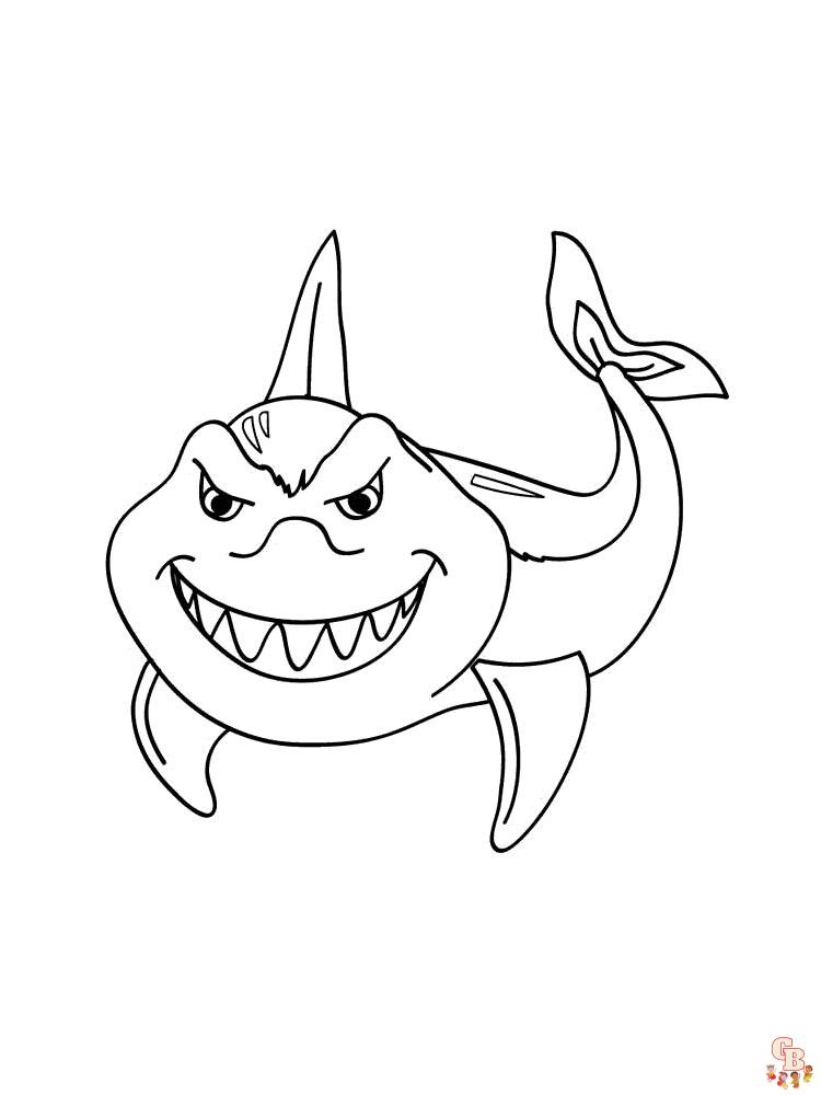 coloriage requins